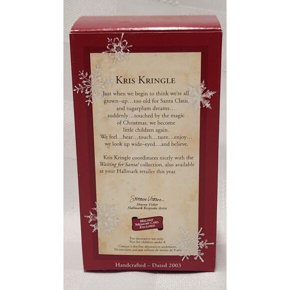 Hallmark Keepsake‎ Ornament Kris Kringle Santa Claus - Picture 8 of 8
